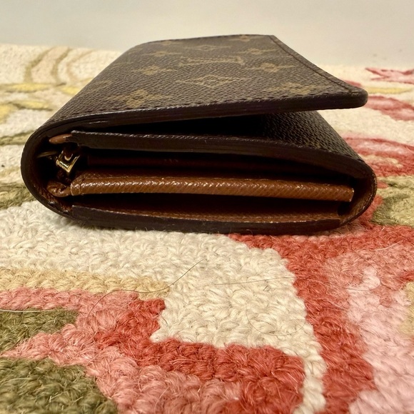 Vintage LOUIS VUITTON Monogram Porte-Monnaie Billets Tresor Wallet - Picture 4 of 12